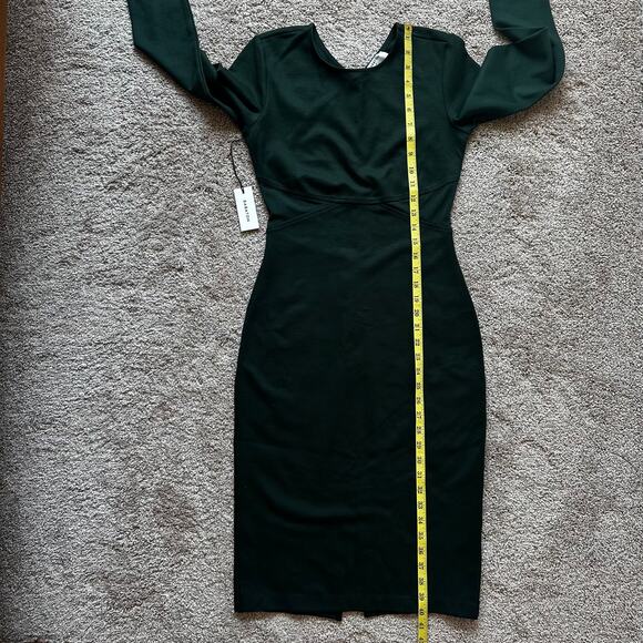 NEW Aritzia Babaton Fluoresce Dress in Scarab Bodycon Mesh Cut Out Party Event 2 - Picture 16 of 16